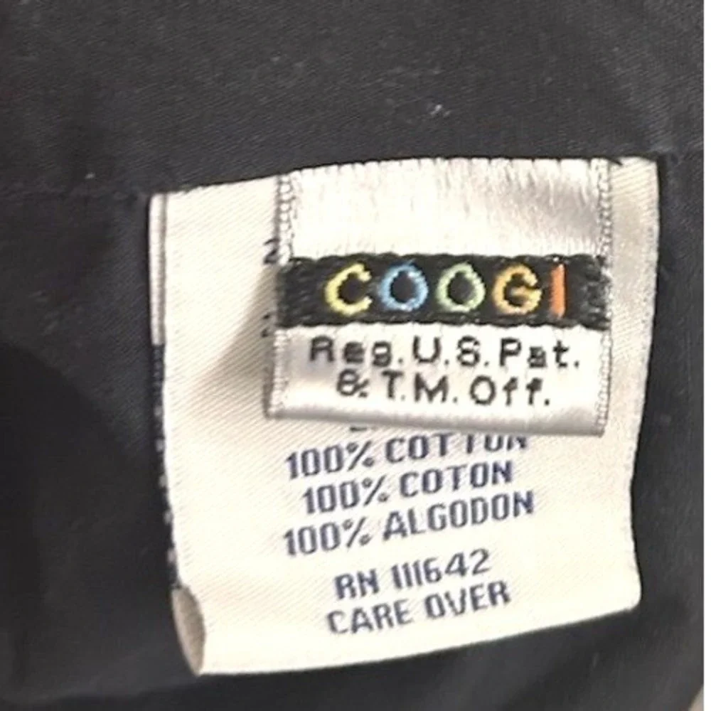 Rare Unique COOGI Mens Sz. 4XL Full Zip Hoodie‎ Multicolor Retro Print Logo Hood